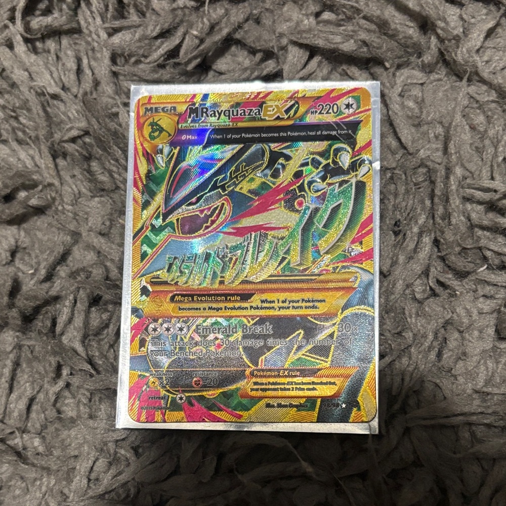 Mega Rayquaza EX Pokémon Card